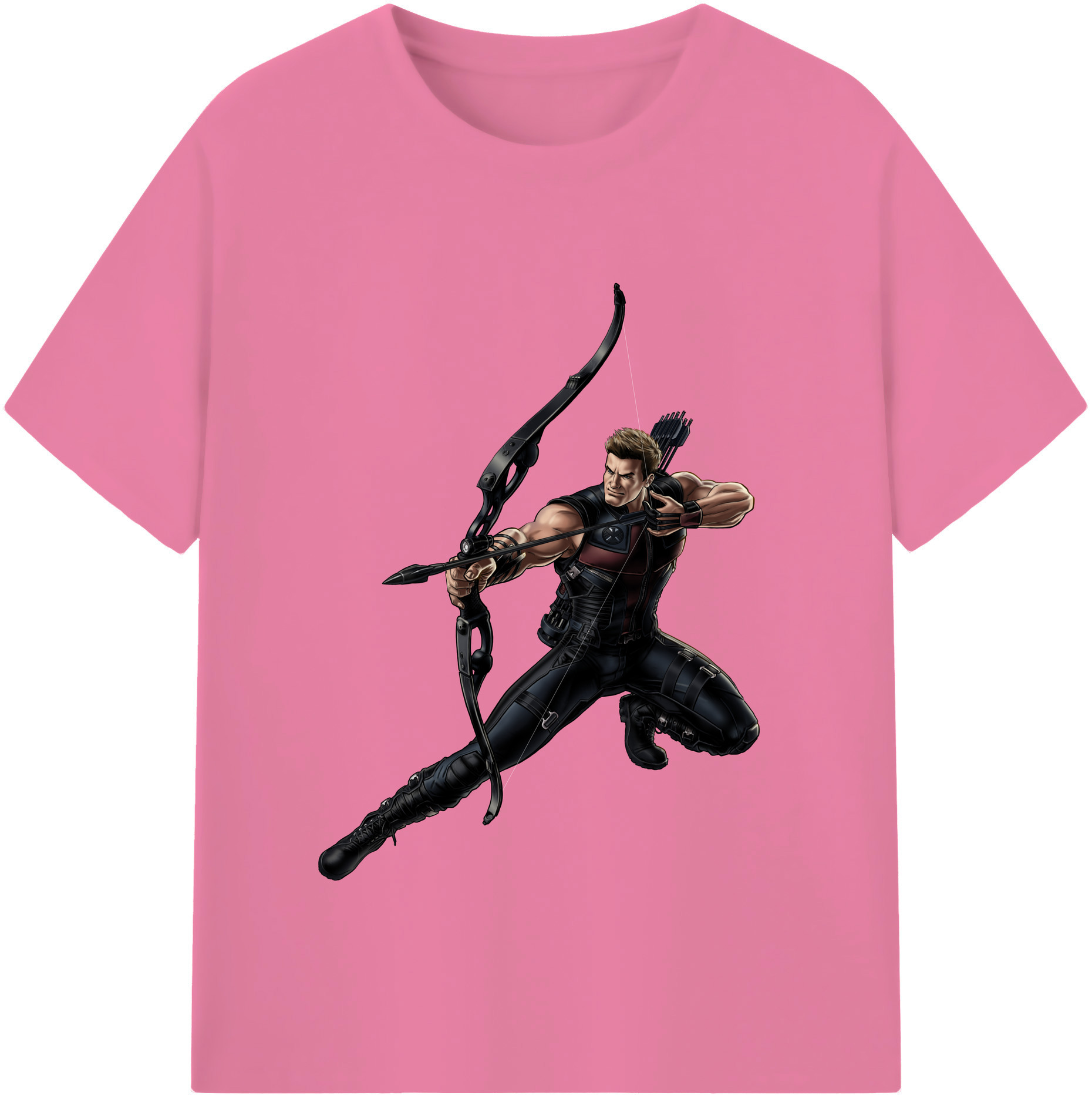 （画像用） アベンジャーズ The Avengers 綿100％半袖Tシャツ（フロントプリント）